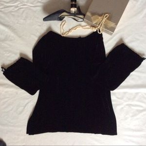 Vintage Mac & Jac Silk Blend Velvet Tunic